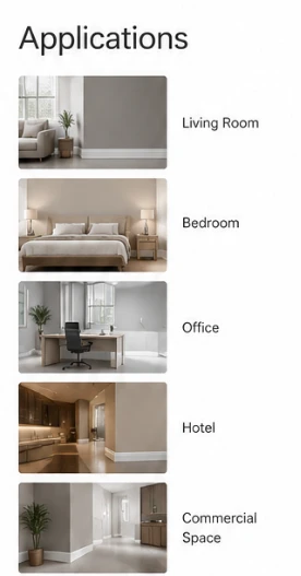 Modern PS Skirting Board Manufacturer For Interior Projects factory